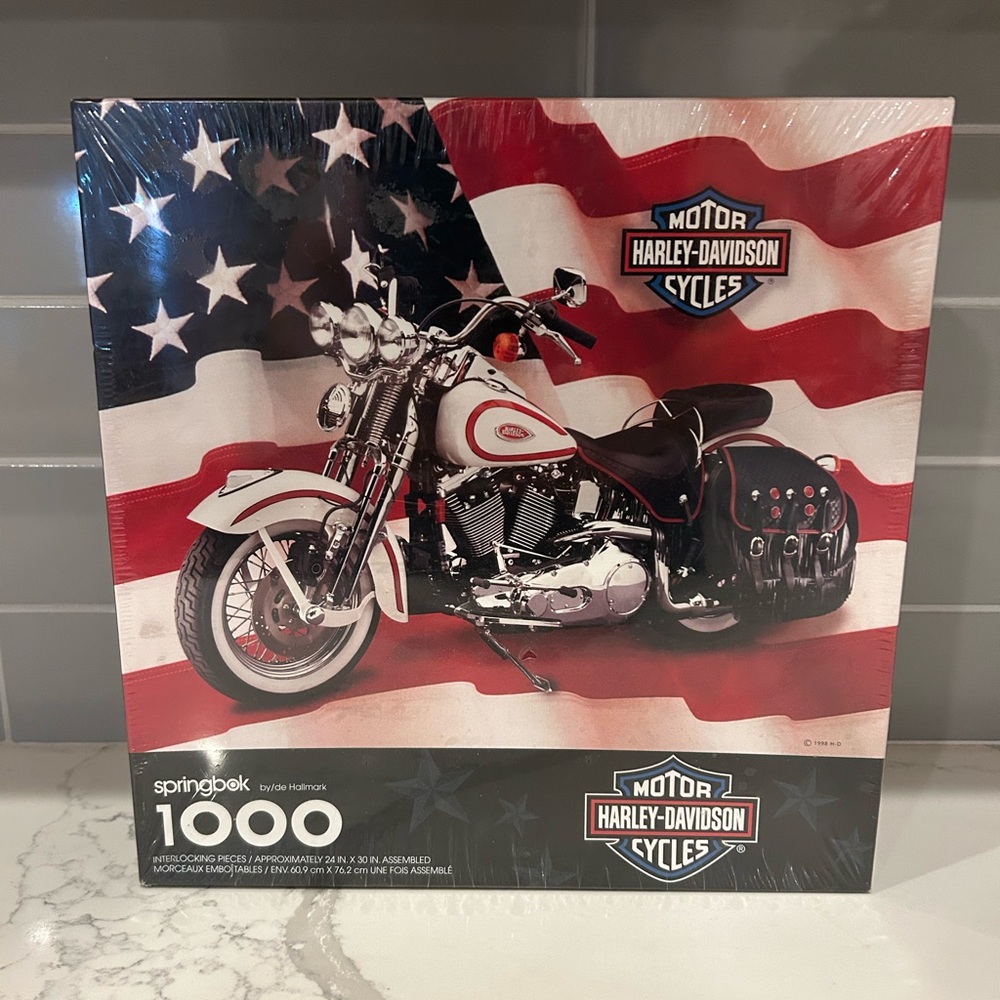 Springbok Harley-Davidson Motorcycles‎ Jigsaw Puzzle 1000 Pieces-1998